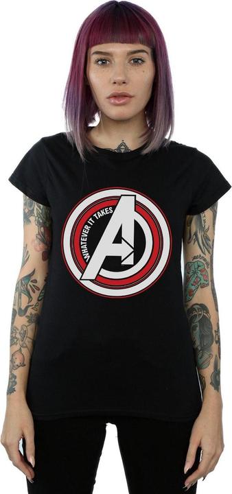 Actual product image Womens/Ladies Avengers Endgame Whatever It Takes Symbol Cotton T-Shirt (XL)