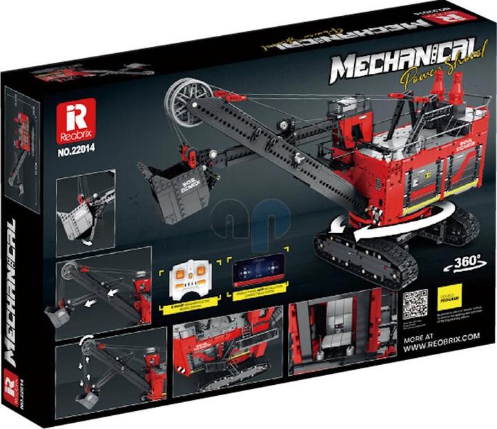 Produktbild ReoBrix 22014 - Frontschaufel- Seilbagger (RC) (3170 Teile)