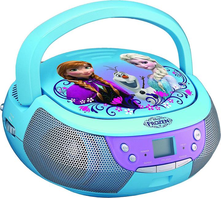 Immagine prodotto eKids Lettore CD Disney Frozen con microfono per bambini portatile Anna e Elsa -430
