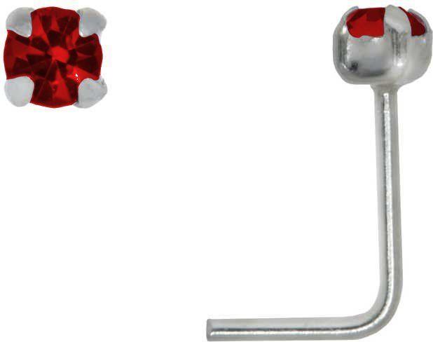 Bijouteria Nasenpiercing (Silber 925, Kristall)