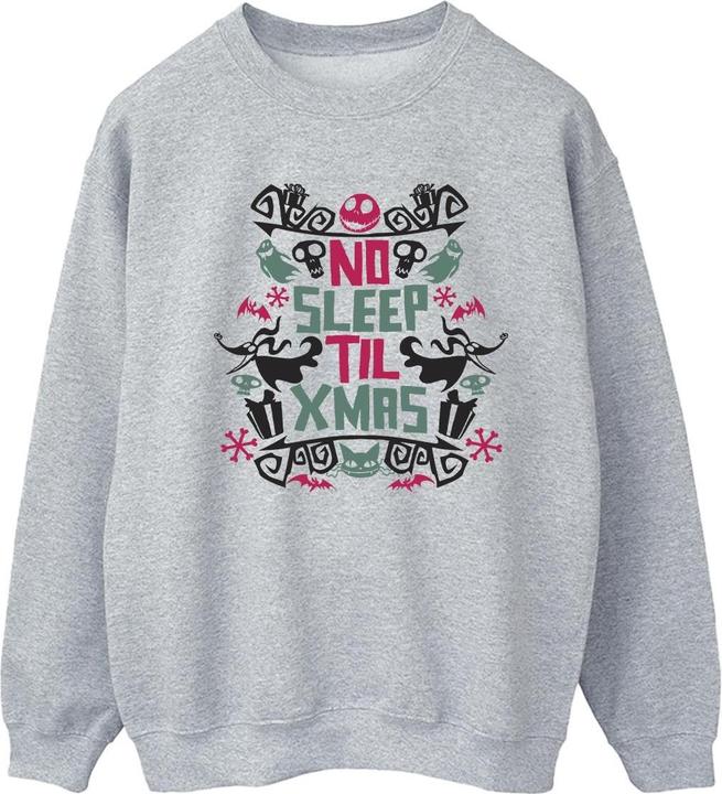 Immagine prodotto Disney The Nightmare Before Christmas No Sleep Til Xmas Felpa Donna (4XL)