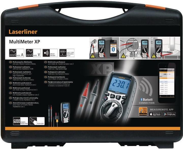 Image du produit Laserliner MultiMeter XP (BT) (CAT III 1000V, CAT IV 600V)
