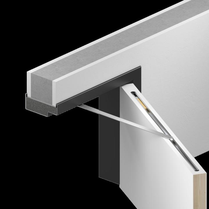 Immagine prodotto Athmer Limitatore di apertura della porta Porti per ante di larghezza 610-719 mm telai in legno e metallo (1 Pezzo/i)