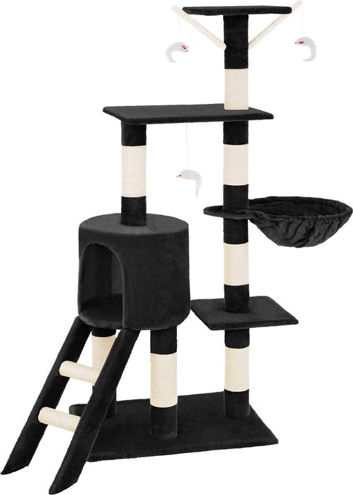 Image du produit tectake Arbre à chat Dominik (144 cm, Gris)