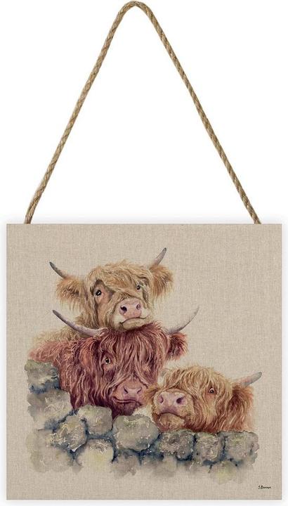 Image du produit Jane Bannon Bloc de bois Neighbourhood Watch (20 x 20 cm)