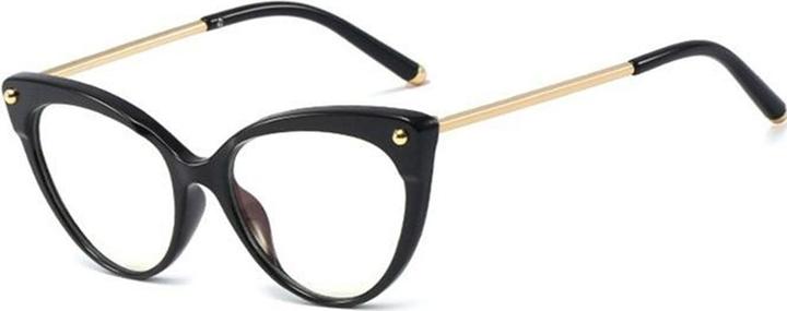 Produktbild Techsuit - Anti-Blue Light Glasses Reflex TR90 (F93308) - Cat Eye - Bright Black