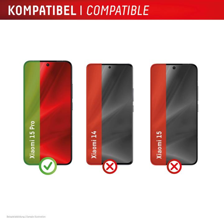 Produktbild Displex Premium Glass, Full Cover Panzerglas (1 Stück, Xiaomi 15 Pro, Xiaomi 15 Ultra)
