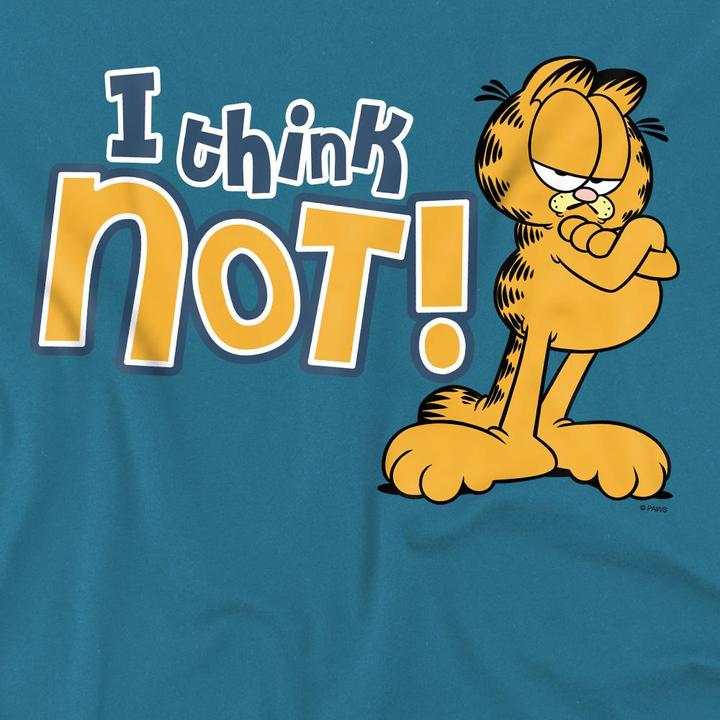 Actual product image Garfield Mens I Think Not T-Shirt (3XL)