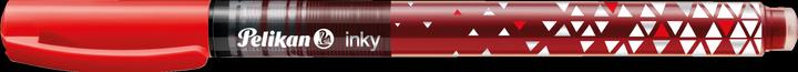 Actual product image Pelikan Ink pen Inky 273 red, blister pack visible ink level, line width: 0.5 mm (Red, 1 x)