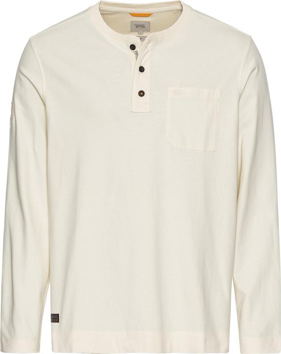Actual product image Camel Active Long sleeve henley made from organic cotton (L)