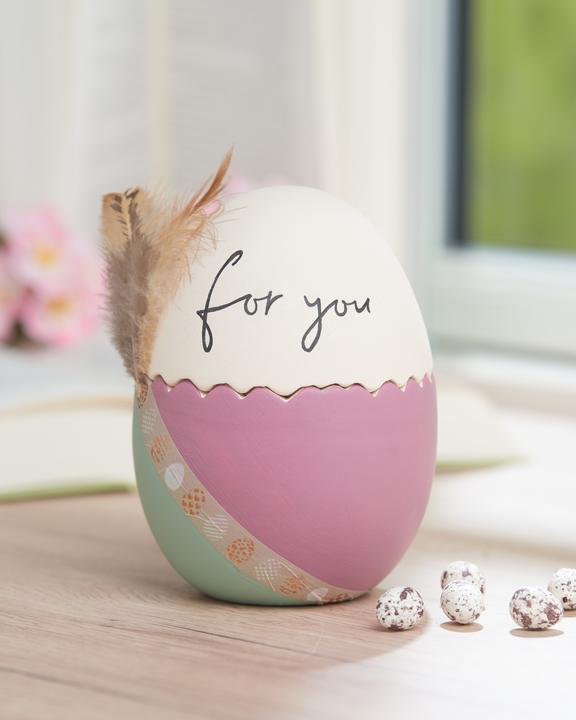 Actual product image VBS Ceramic egg (2 x, Ø 11 x 15 cm)
