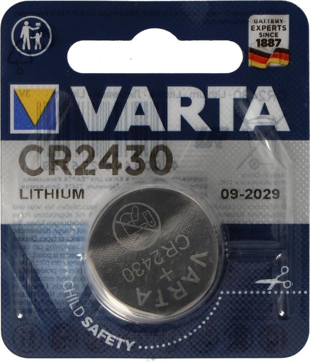 Produktbild Varta Electronics CR2430 (1 Stk., CR2430, 290 mAh)