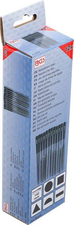 Produktbild BGS Nadelfeilen-Satz (140 mm)
