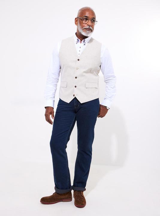 Produktbild Joe Browns Woven Linen Blend Waistcoat (54)