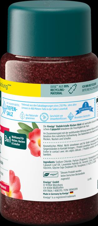 Produktbild Kneipp Rücken Wohl (Badesalz)