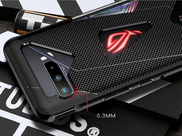 Actual product image Screenguard Asus ROG Phone 3 Stealth Hull TPU Case (Asus ROG Phone)