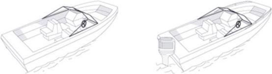 Immagine prodotto Pro-Tec Telone per barca con accessori fino a 486-565x245 cm (XL) Blu