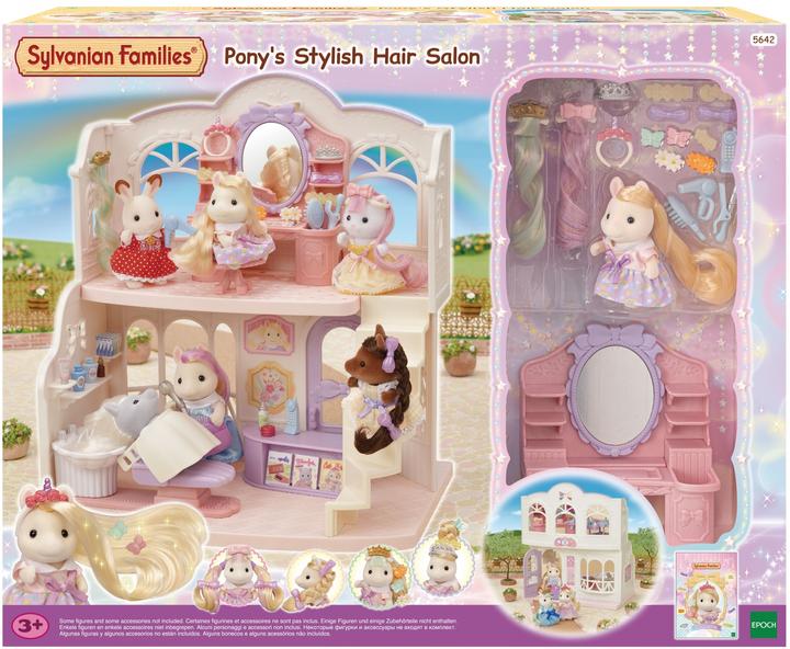 Actual product image Sylvanian Families Pony's Stylish Hair Salon