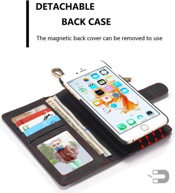 Actual product image Caseme Slim leather case with wallet (Apple iPhone 7 Plus, Apple iPhone 8 Plus)