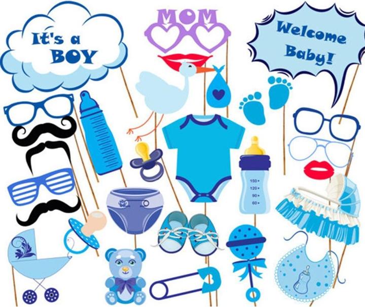 Immagine prodotto Ueli Express 27 in 1 Set per cabine fotografiche Baby Boy