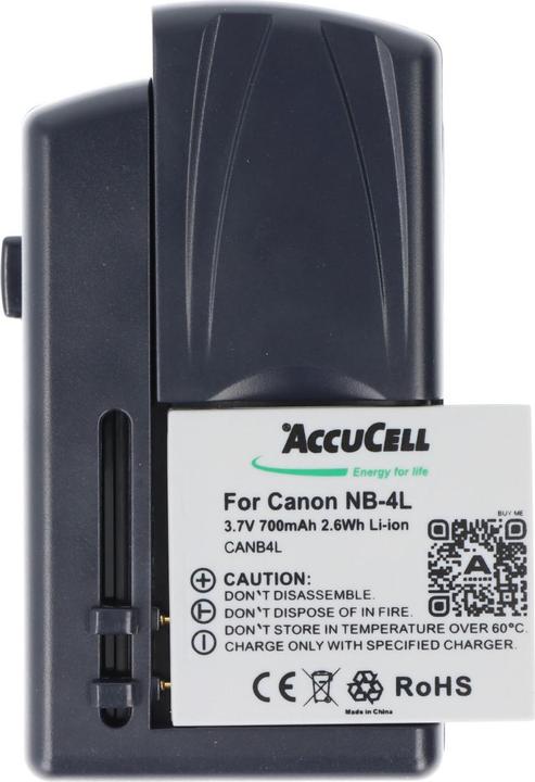 Immagine prodotto AccuCell Universal Ladegerät für viele Handy Akku (Batteria + Caricabatterie)