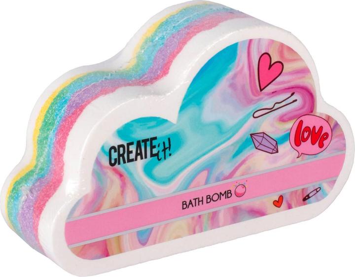 Actual product image Create It! Rainbow bath bomb