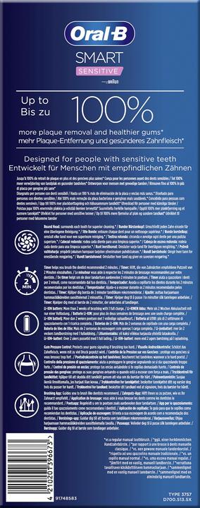 Productafbeelding Oral-B Slimme gevoelige (Oscillerende tandenborstel)