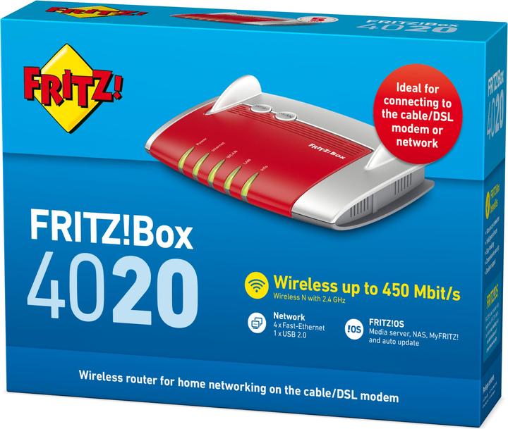 Actual product image AVM FRITZ!Box 4020 International