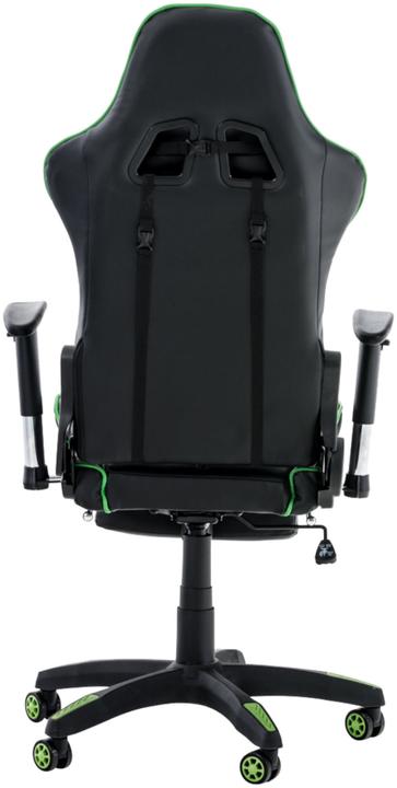 Immagine prodotto CLP Sedia da ufficio Turbo Racing con poggiapiedi, nero/verde