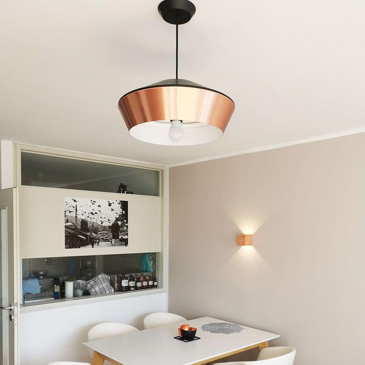 Actual product image s.luce SkaDa LED pendant lamp metal shade (E27, 560 lm)