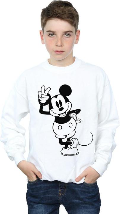 Produktbild Disney Mickey Mouse Peace Hand Sweatshirt Jungen (152, 158)