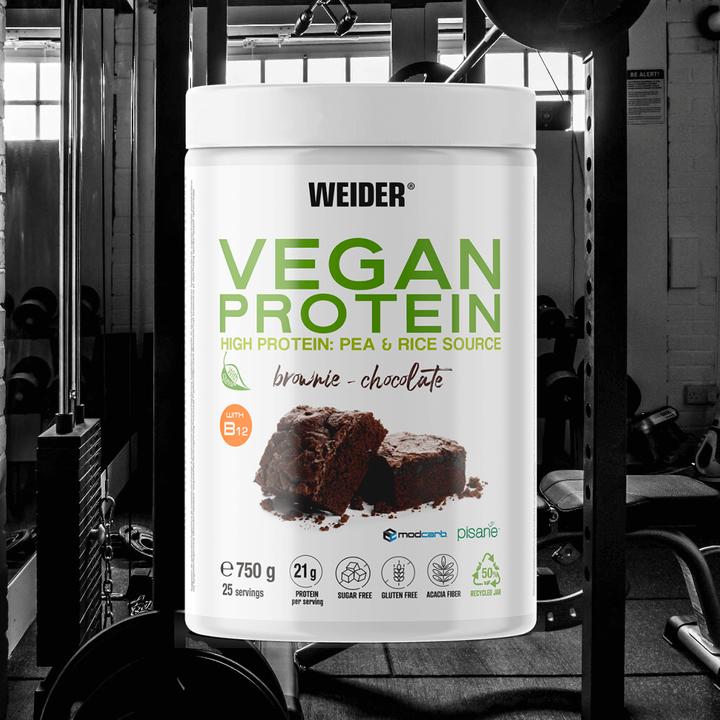 Image du produit Weider Protéines végétaliennes (Brownie-chocolat, 1 pcs, 750 g)