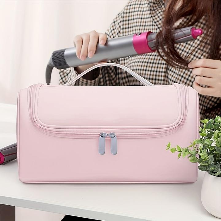 Immagine prodotto Only-Bags.Store Multifunktionale Kosmetiktasche für Haartrockner, Lockenstab, Styling-Tools - PU-Material