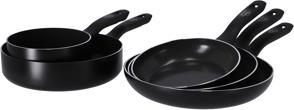 Produktbild Greenchef Kochgeschirr-Set 14-teilig Schwarz