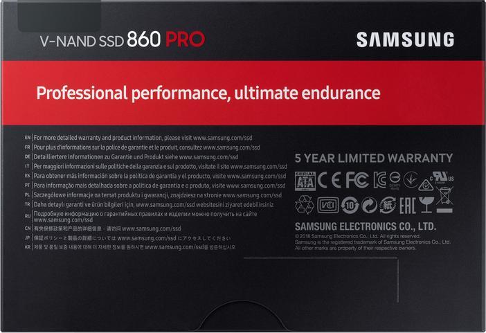 Produktbild Samsung 860 Pro (2000 GB, 2.5")