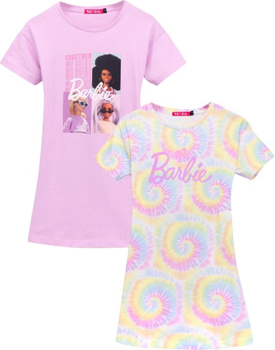 Produktbild Barbie TShirtKleid Rückenausschnitt Mädchen (2erPack) (146, 152)