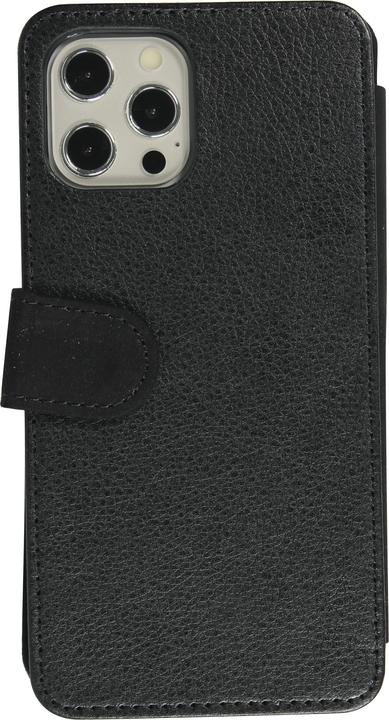 Produktbild PhoneLook Hülle Wallet schwarz Palm trees gold stripes (Apple iPhone 12 Pro Max)