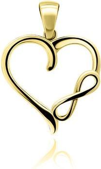 Brilio Silver - Stylish gold-plated pendant PT06Y