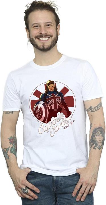 Immagine prodotto What If Captain Carter Maglietta Uomo (L)
