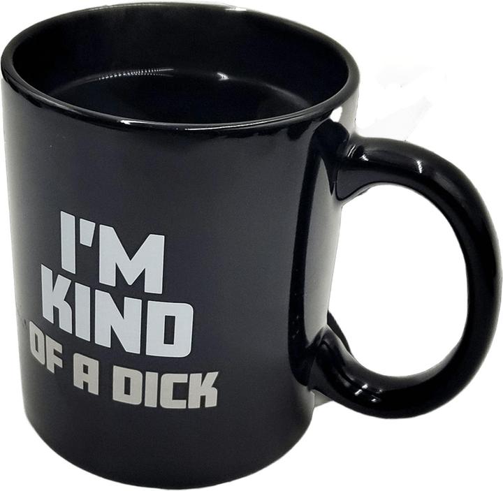 Image du produit Mad Monkey Tasse Kind of a Dick avec changement de couleur par la chaleur (300 ml, 1 x)