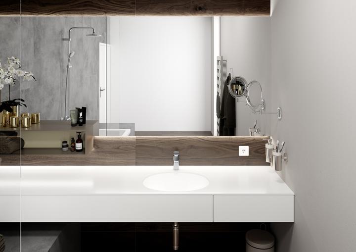 Actual product image hansgrohe Vernis Blend Einhebel-Waschtischarmatur 100 mit Zugstangen-Ablaufgarnitur