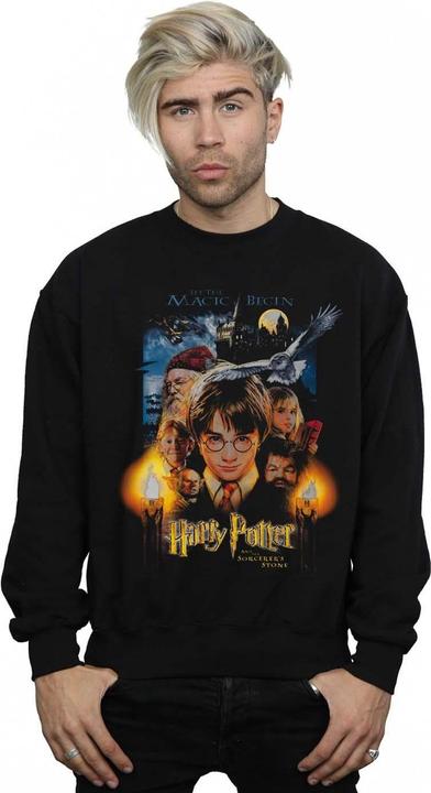 Actual product image Mens The Sorcerer's Stone Poster Sweatshirt (4XL)