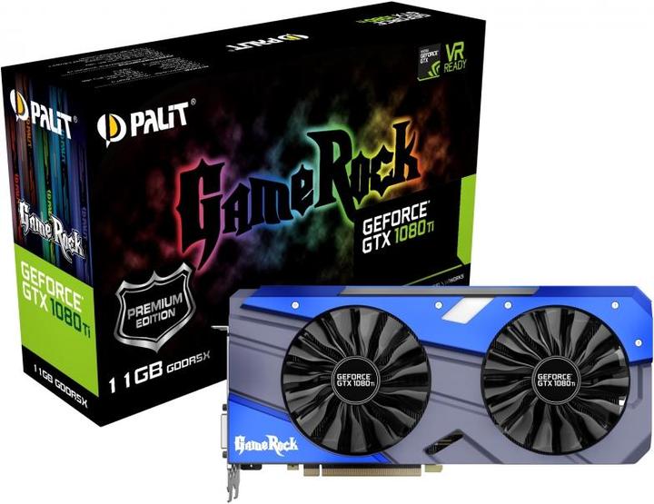 Produktbild Palit GeForce GTX 1080 Ti Gamerock Premium (11 GB)