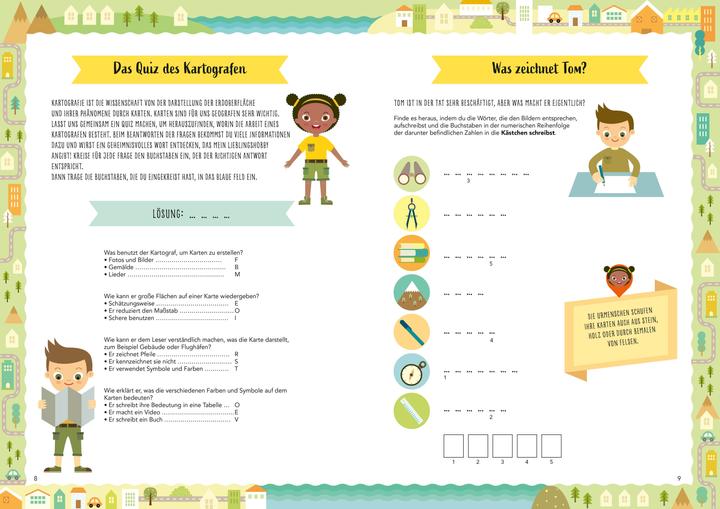 Produktbild Alles über Landkarten. Lerne Karten lesen und zeichne die Welt (Verrückt nach Geographie (Deutsch, Massimo Miato, Agnese Baruzzi, Paola Misesti, 2024)