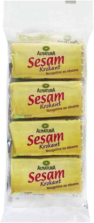 Alnatura Bio Sesam-Krokant-Riegel (4 Stk., 108 g)