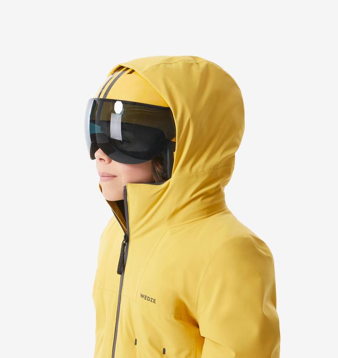Produktbild Wedze Skijacke Kinder wattiert warm wasserdicht - Piste 500 gelb (152)
