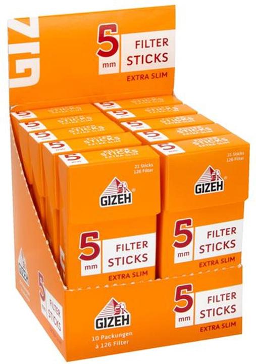 Produktbild Extra Slim Filter Sticks 5mm Display
