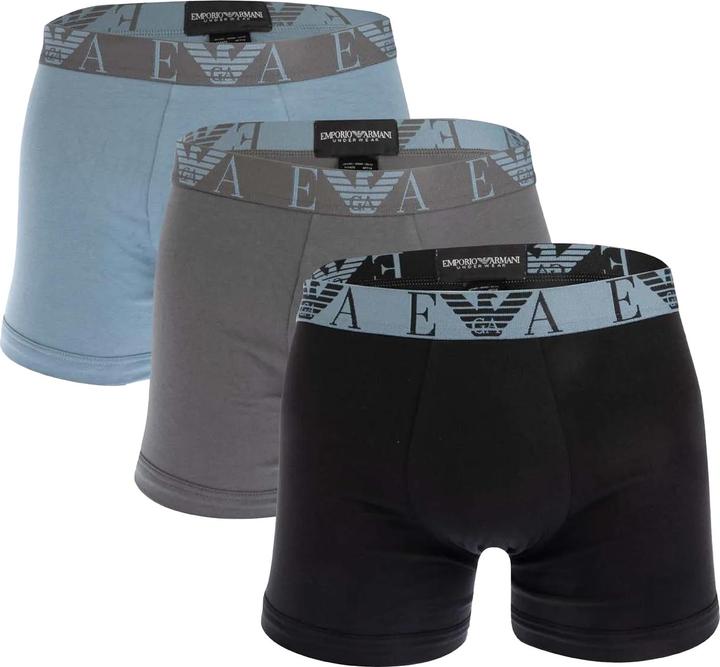 Actual product image Emporio Armani Mens Boxer Shorts (Pack of 3) (L, pack of 3)