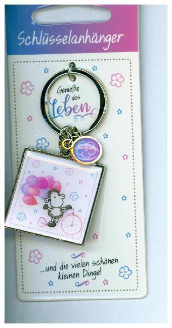 Produktbild Sheepworld Schlüsselanhänger 3.5 x 7.7 cm,,Geniesse Leben