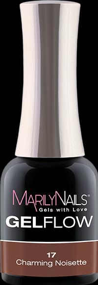 Produktbild Marily Nails GELFLOW – 17 Charming Noisette (Charming Noisette, UV-Gel Lack)